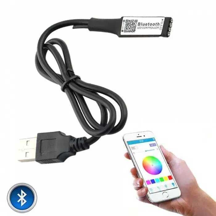 Banda lumina led USB 2M RGB Bluetooth Control