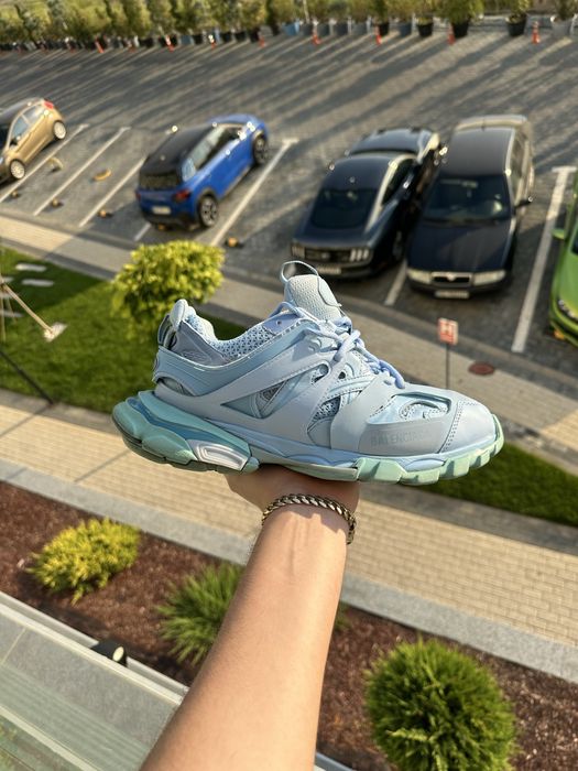 Balenciaga trak baby blue