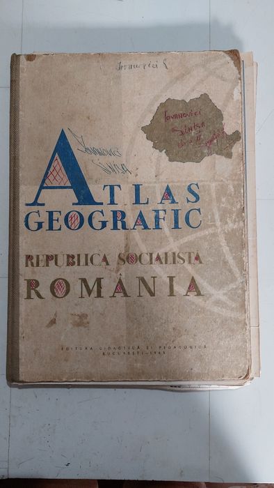 atlas geografic România 1965