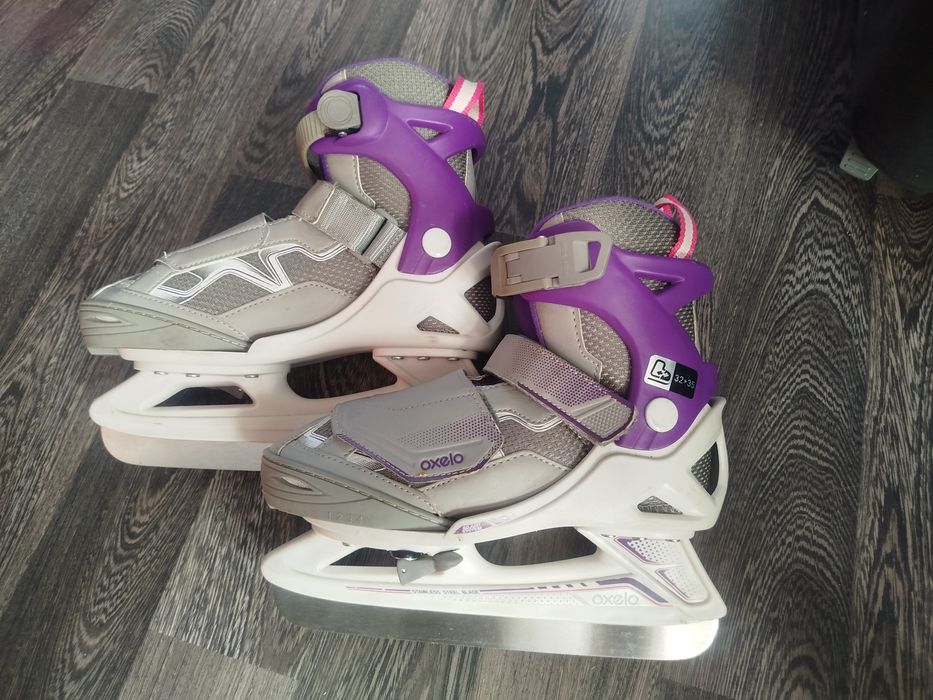 Oxelo Детски кънки за лед 32-35 номер разтегателни