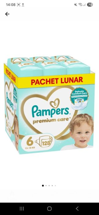 Vând Pampers premium sau pants 360° mărimea 2,3,4,5 și 6