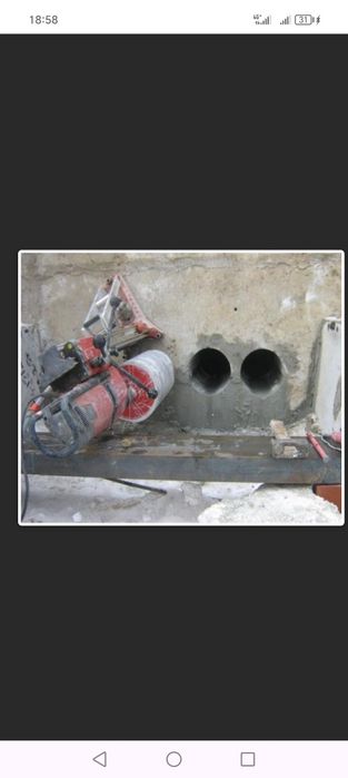 Алмазний бур хизматлари / Perforator xizmatlari / Beton teshish
