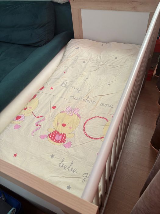 Pat pentru copii din lemn