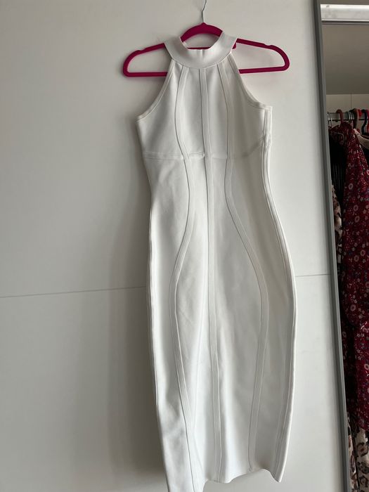Rochita Bandage pe culoare Alba