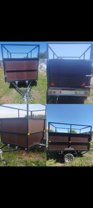 Легковой прицеп коневозка