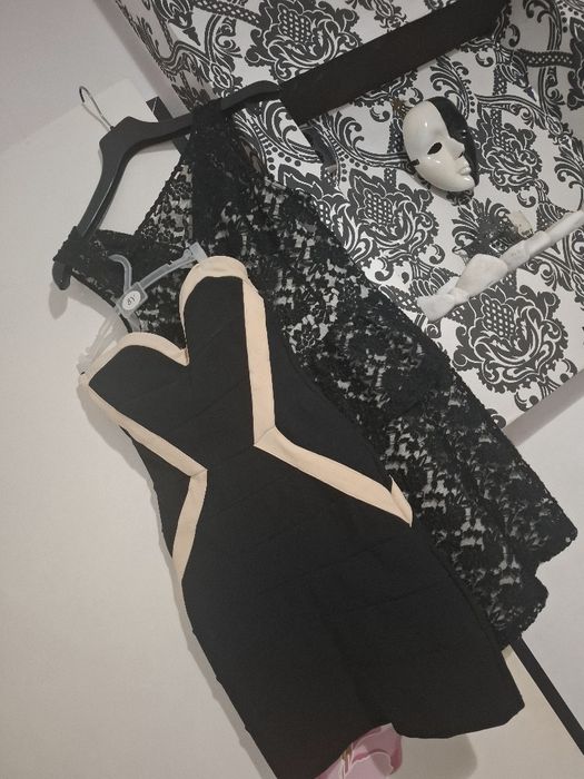 Рокля 2 за 1. Черна изкушаваща визия.