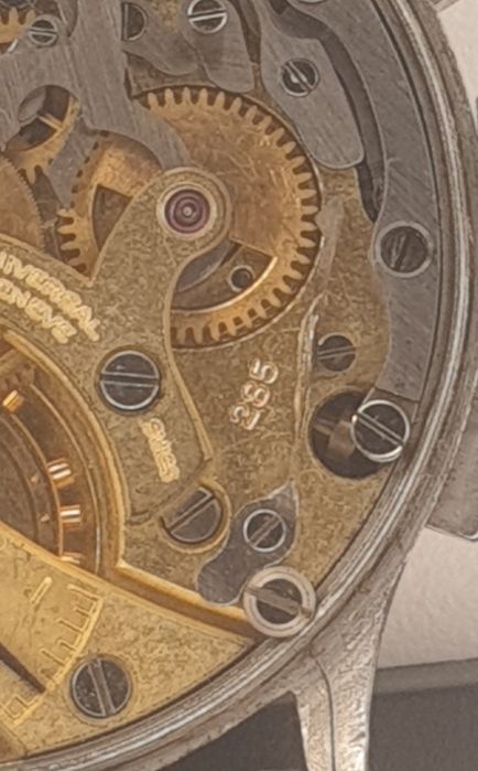 Ceas de mînă UNIVERSAL GENEVE Chronograph cal 285 Mecanic Manual