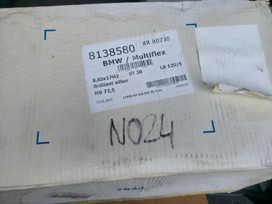 Jante Aliaj 5x120 17'' BMW Seria 1 E82 Seria 3 E46 F30 E90 Seria 5 F10