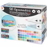 Комплект 50 двойни маркера, Decotime, Multicolor