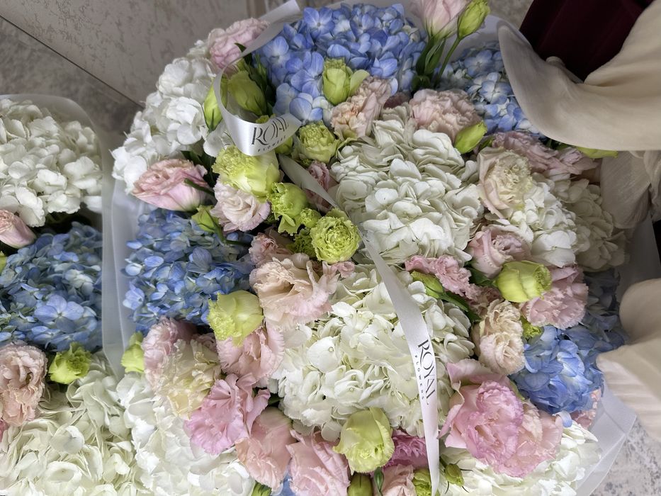 букет  гортензии