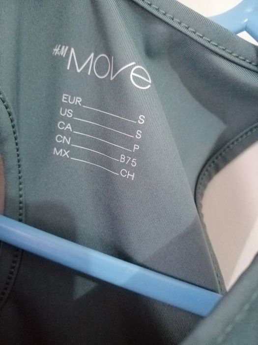 Bustiera sport fitness H&M model deosebit dama  marimea S 36