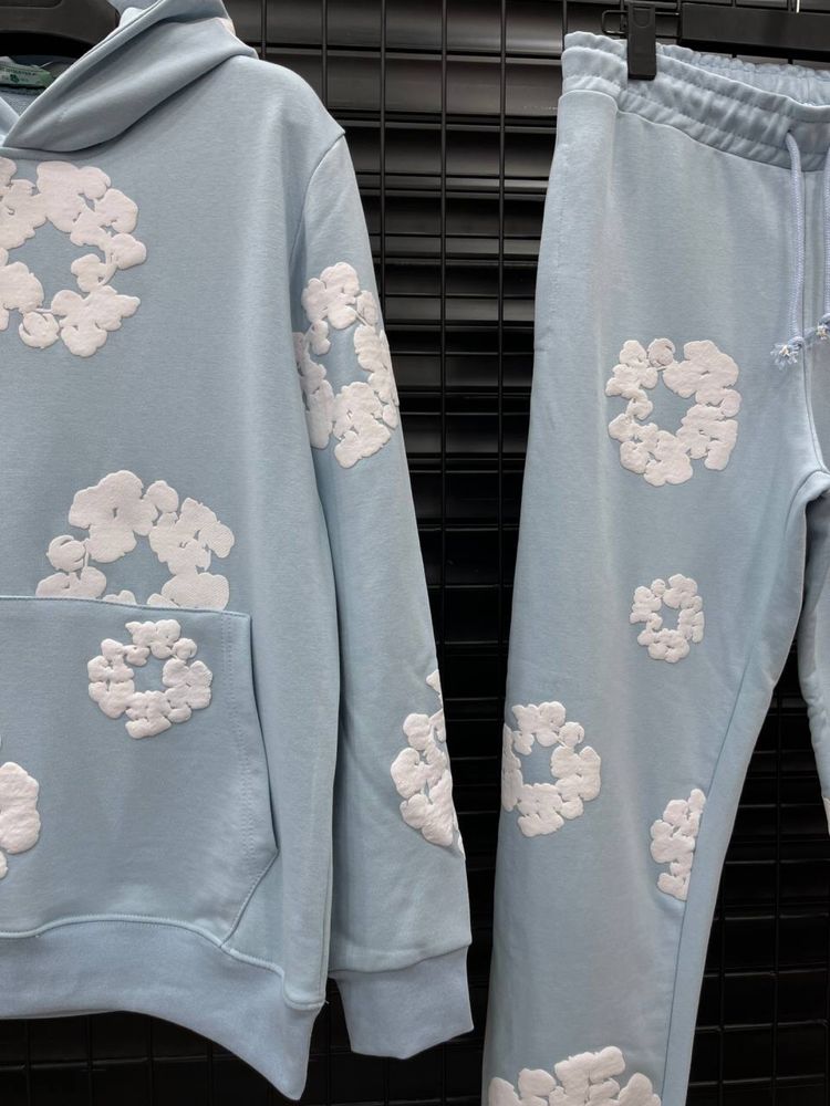 Denim Tears Long Sleeve Tracksuit Мъжки анцуг екип анцузи комплект
