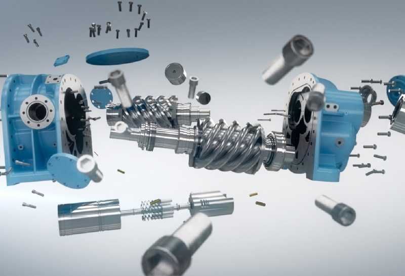 Ремонт винтового блока компрессора