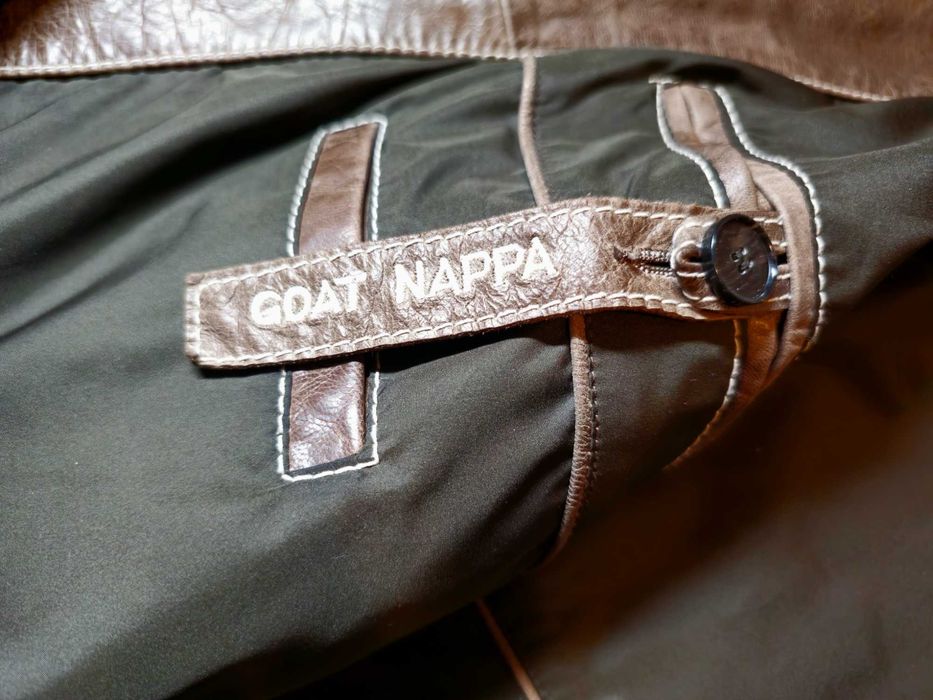 BOSS HUGO BOSS - Мъжко кожено яке от естествена кожа