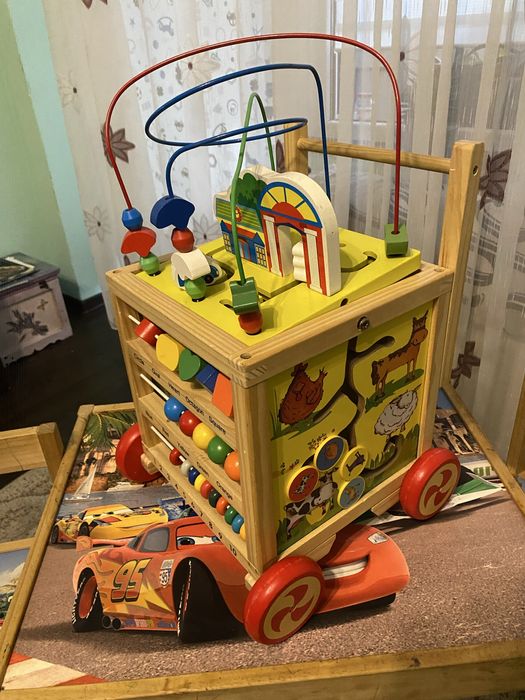 Antenergator din lemn , centru educativ cu 6 activitati