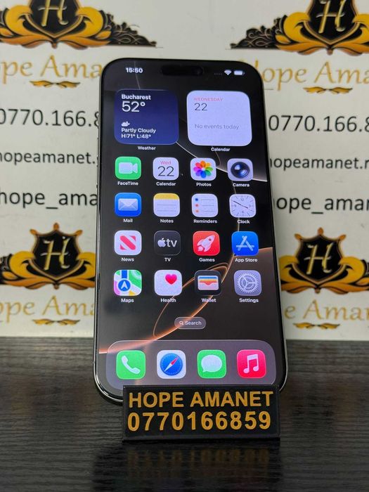 Hope Amanet P10/Iphone 16 Pro Max,256 GB