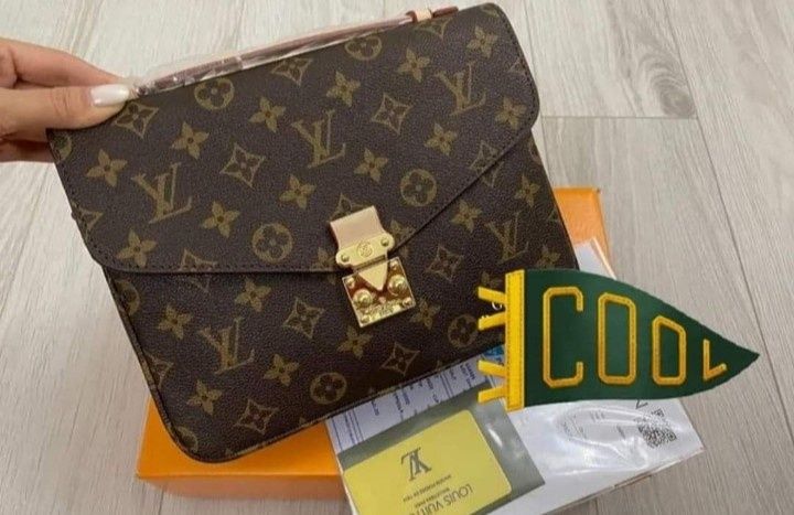 Geanta Louis Vuitton Pochette Metis piele naturala 100%,cutie,factura,