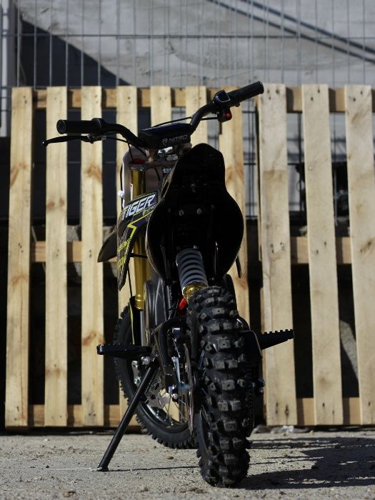 Motocicleta electrica pentru copii Eco Tiger 1000W 36V 12/10 #Albastru