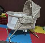 Patut pentru copii Kinderkrat Lovi, 3 in 1, bumbac + otel + poliester,