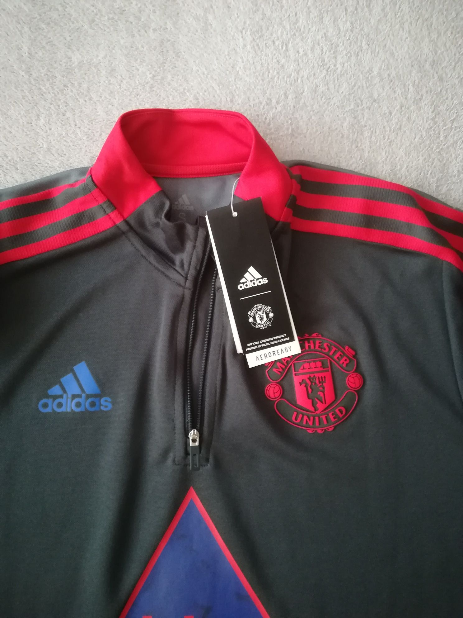2020-21 Manchester United adidas Human Race 1/4 Zip Training Top