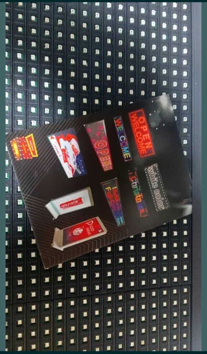 Panou cu led-uri pentru reclama 70x20cm rosu