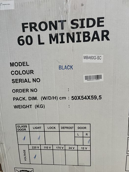 Frigider 60 l Heineken