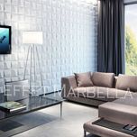 Декоративни 3D панели - 3д гипсови панели, облицовки за стени, 0129