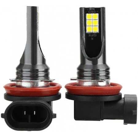 Set de 2 becuri led Xentech Light H7 H8 H9 H11 12 SMD 3030 12V