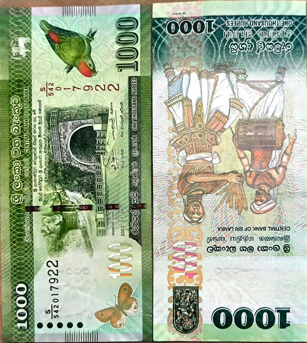 Bancnote colecție Ceylon superbe,puțin folosite poze reale decupate