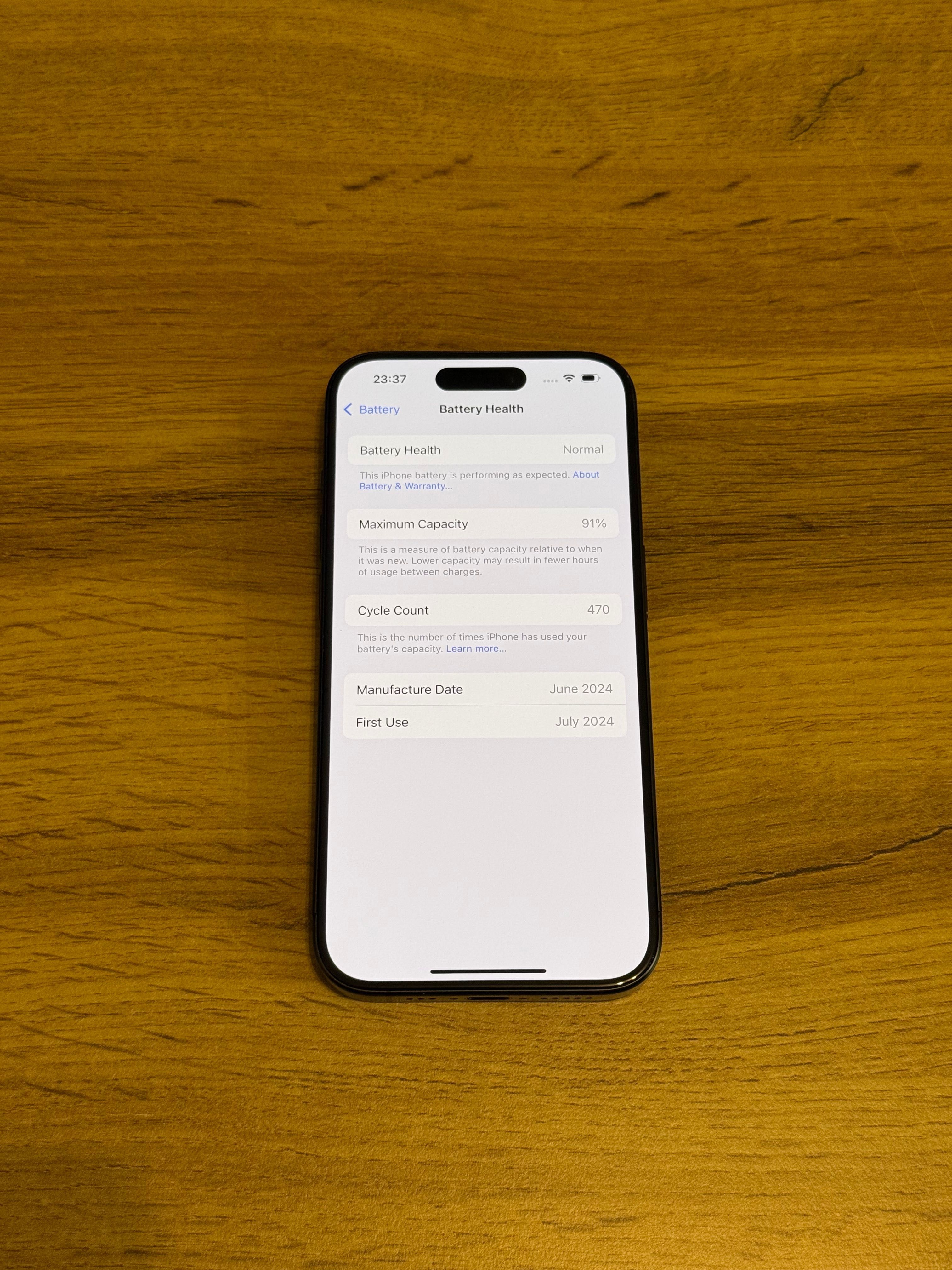 iPhone 15 Pro 128 Gb Black Titanium