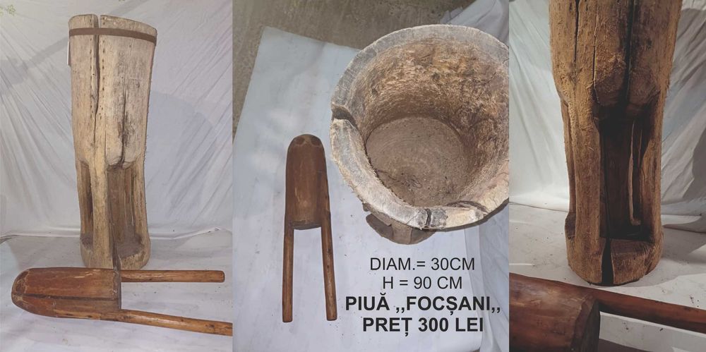 Piua, zolitor si accesorii din lemn