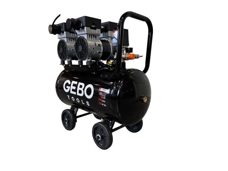 Безшумен компресор без масло 50 л gebo tools