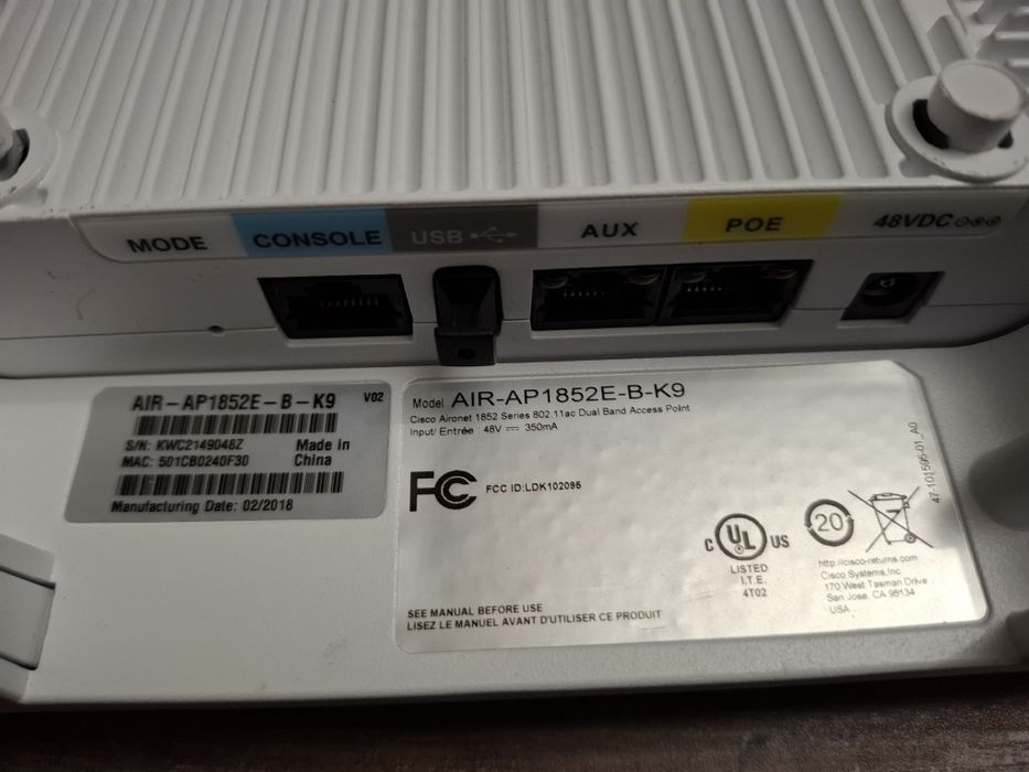 Cisco  AIR-AP1852E