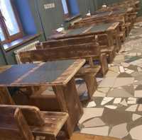 Продаются столы с лавками деревяные-сосна!