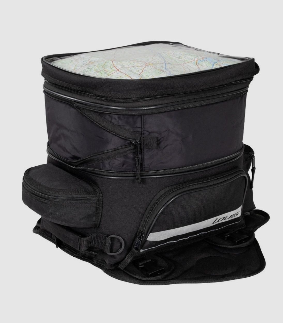 Geanta rezervor Louis cu magneți și curelușe moto tank bag 16-25L