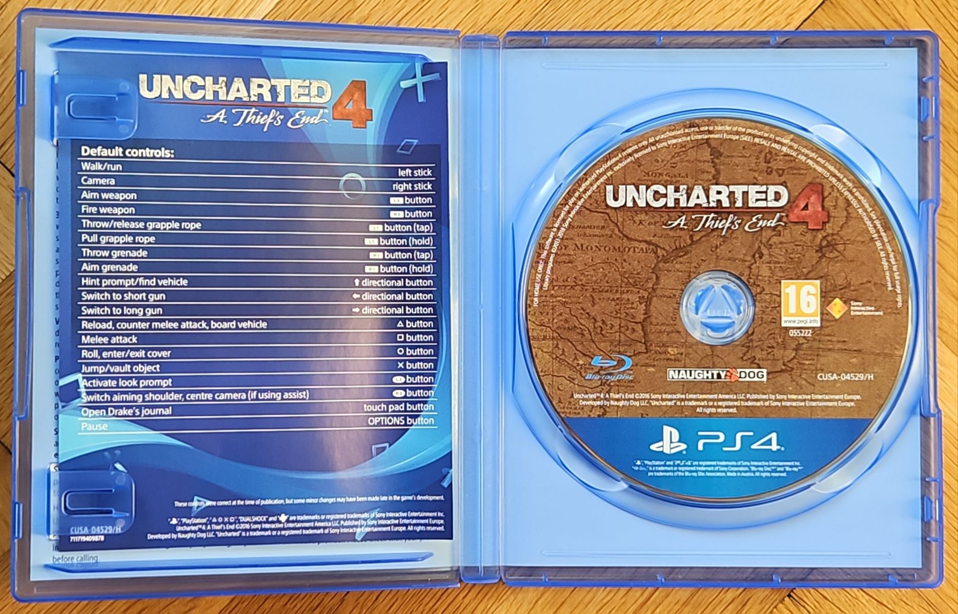 Uncharted 4 A Thief's End PS4 Playstation Плейстейшън 5 PS5 диск игра