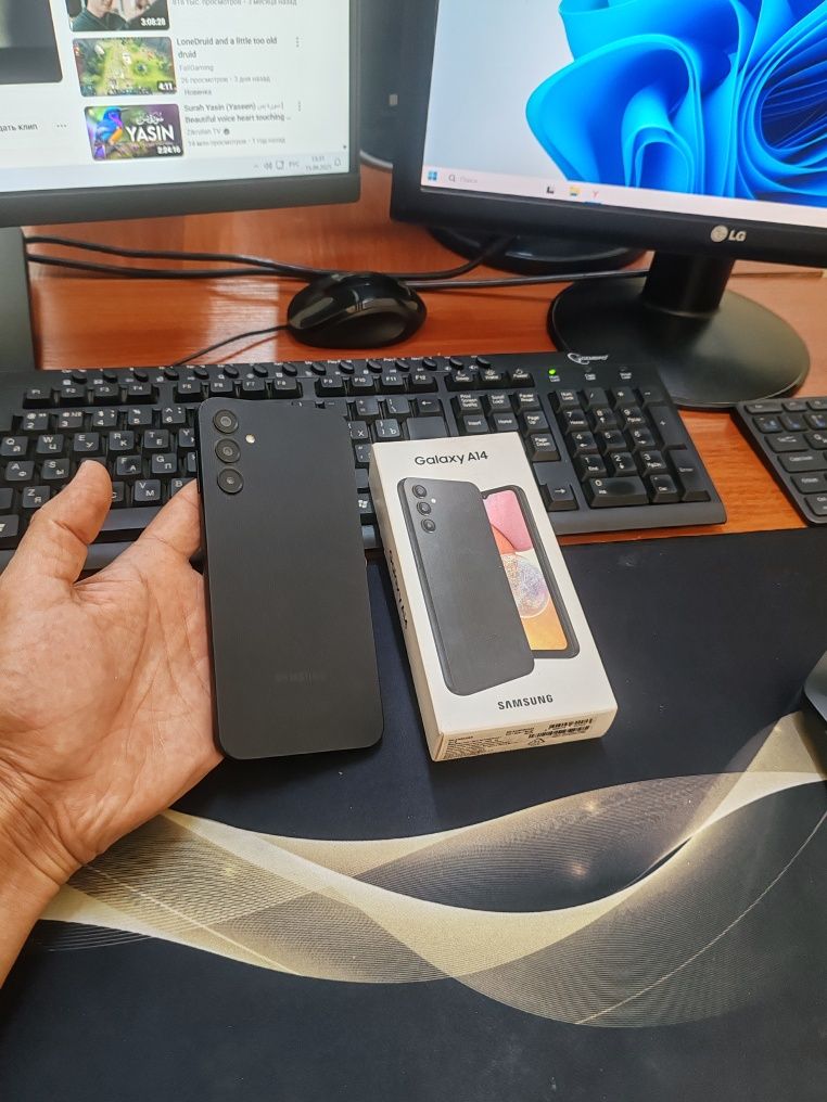 Samsung A14 64gb(2023)ideal ochilmagan usta kurmagan aybi yuq