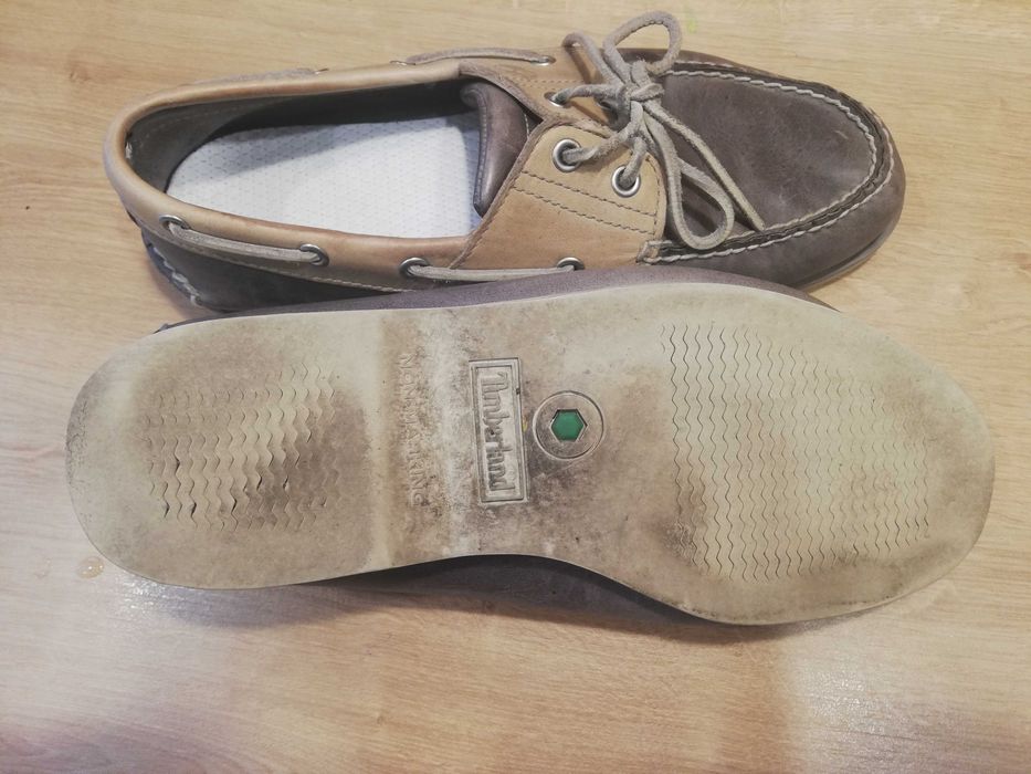 Papuci piele gri Timberland 42