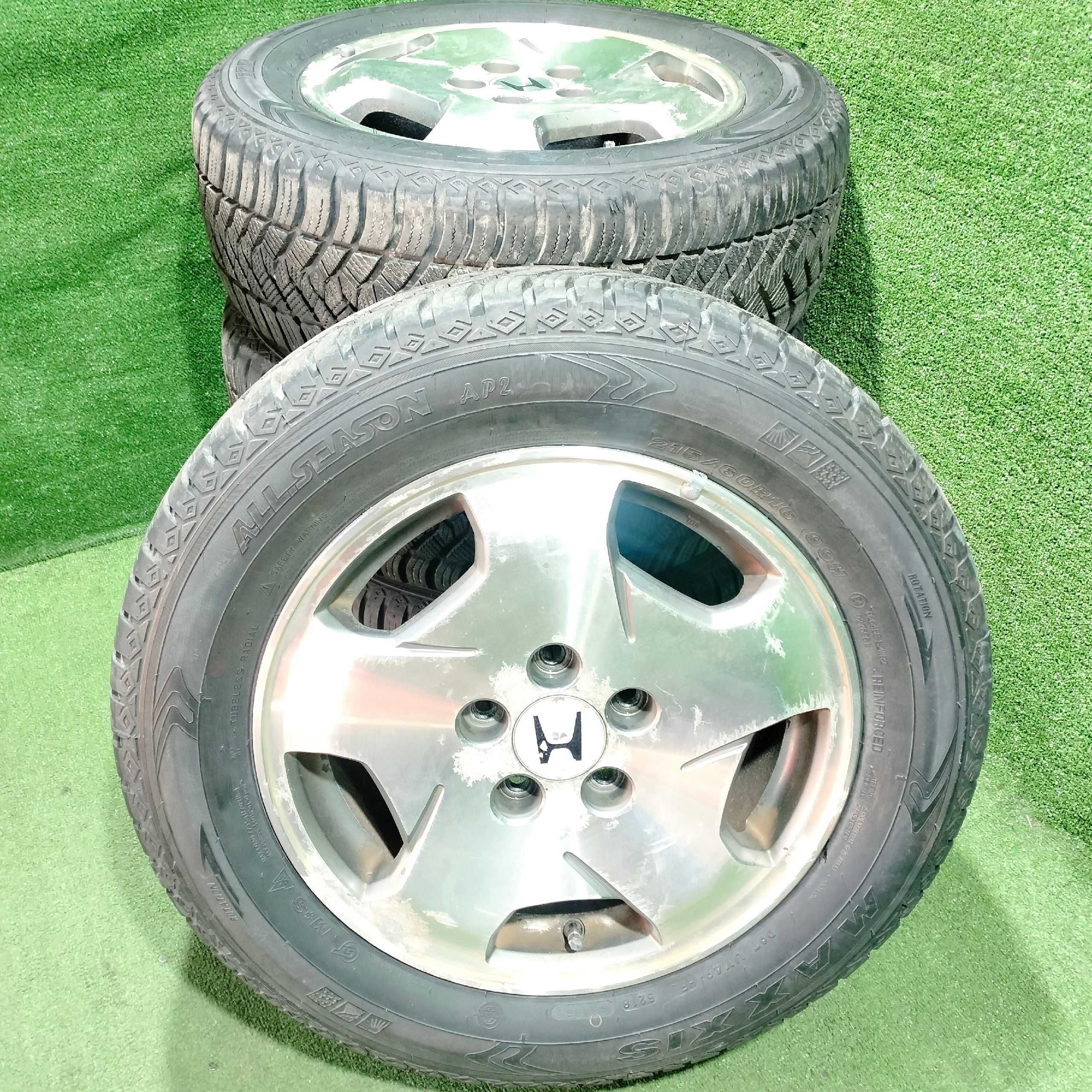 Продам Диск с шинами Maxxis all season на Honda 215/60R16 5/114,3