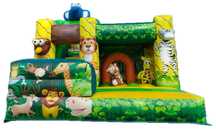 Tobogan Gonflabil Cu Spațiu Joacă Zoo Fun