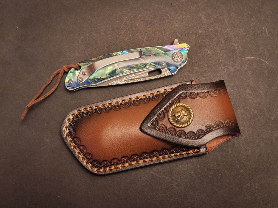 Сгъваем нож от дамаска стомана VG10