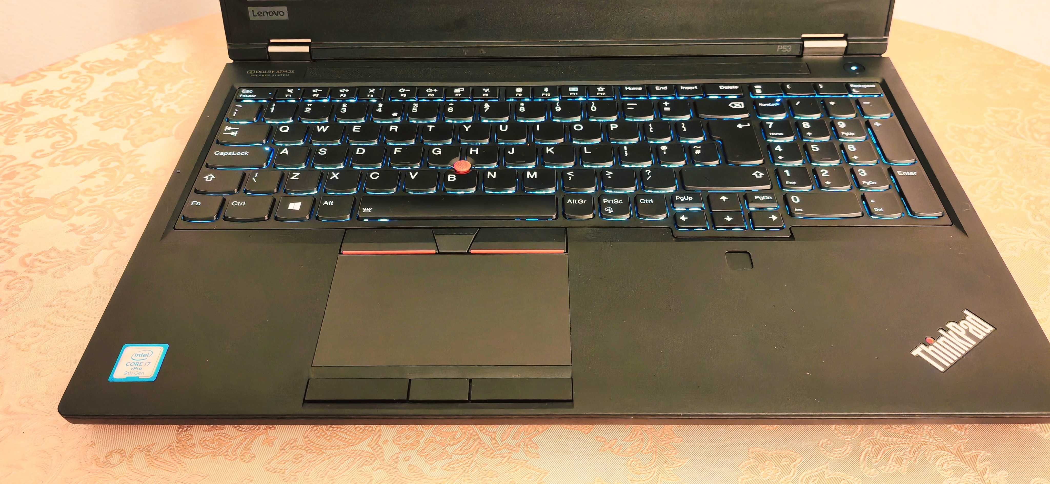 Lenovo ThinkPad P53/Core i5-9400H/Quadro T1000 4GB/16GB RAM/256GB SSD