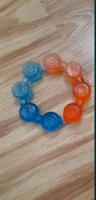 Carusel muzical rotativ actionat mecanic + jucarii