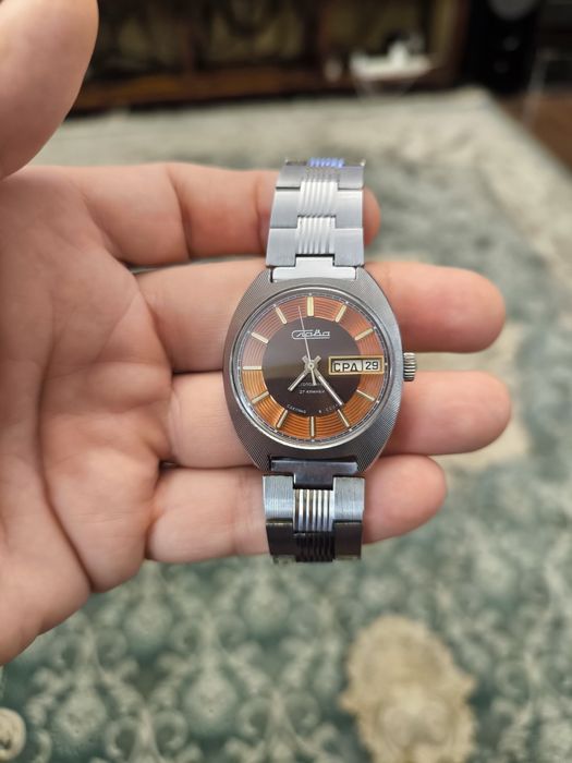 Часы "Слава" с автоподзаводом.