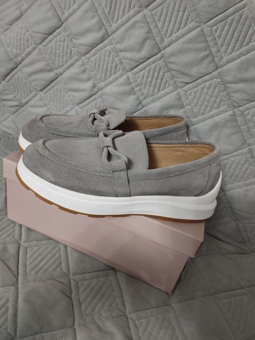 Замшевые лоферы в идеальном состоянии!