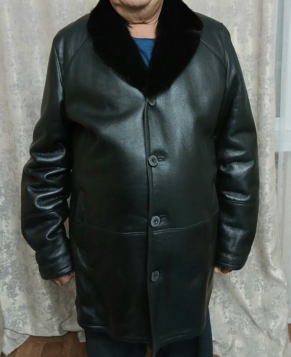 Дубленка кожаная