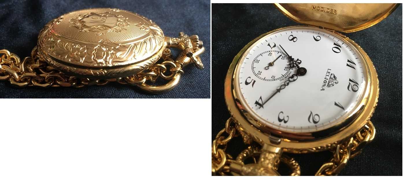 Карманные часы  LEIJONA  swiss made.