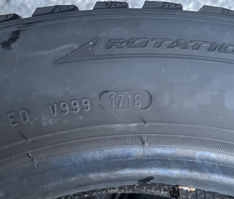 4бр 185/60/15 на 5,7мм с 18дот