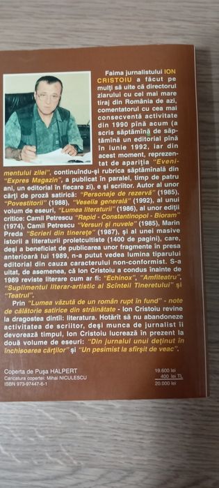 Ion Cristoiu - Lumea văzută de un român rupt în fund