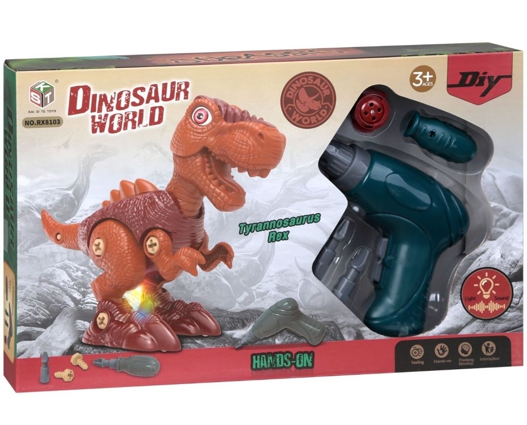 Динозаври -  играчки за сглобяване, 3+ год